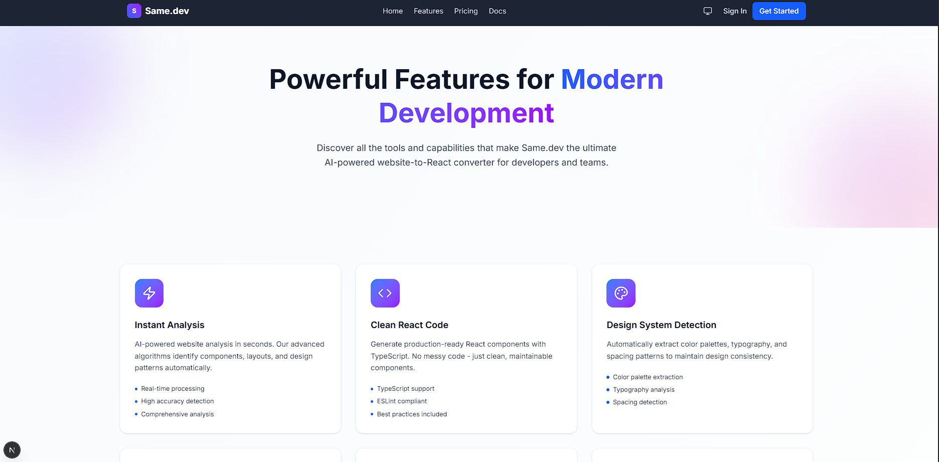 Same.dev screenshot 2