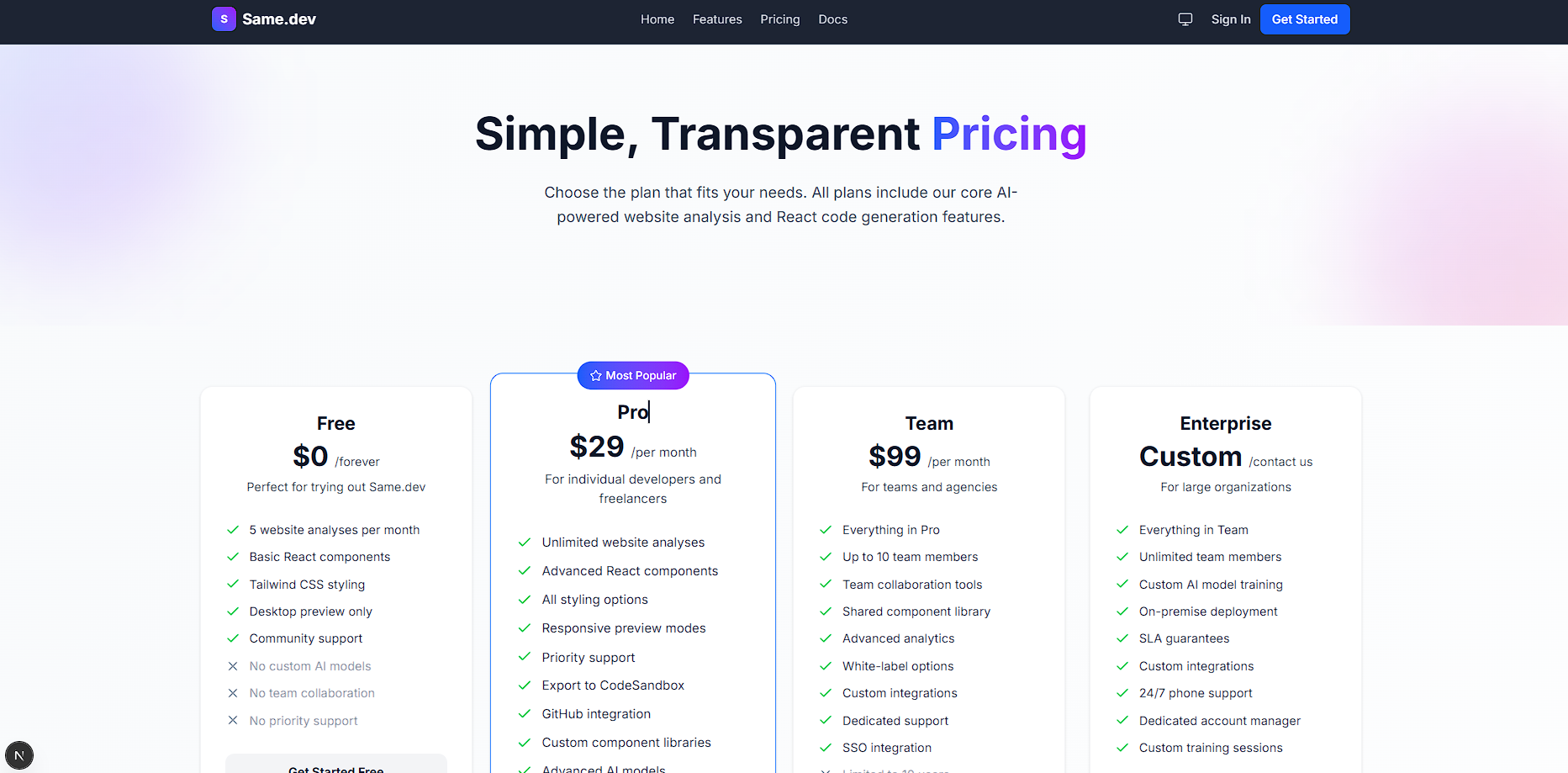 Same.dev screenshot 3